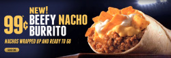 makingthebladmancrey:  jaypii:  8 years later and the Naco is real! Took you long enough, Taco Bell. Too bad I can’t eat it.. I wonder if Ron is getting royalty checks for this one.  OMG OMG WE NEED TO GET TO A TACO BELL NOW. 