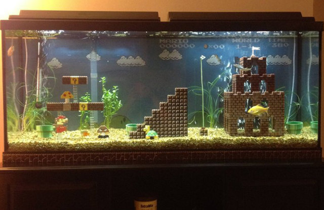 otlgaming:  MARIO, YOUR PRINCESS IS IN ANOTHER AQUARIUM?!?! Reddittor jennyleighb