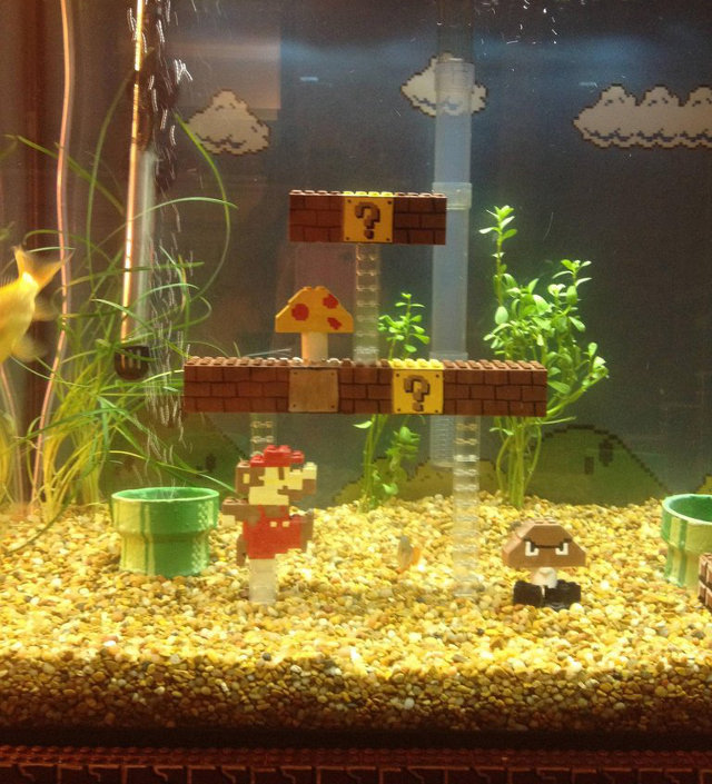 otlgaming:  MARIO, YOUR PRINCESS IS IN ANOTHER AQUARIUM?!?! Reddittor jennyleighb