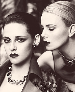transphobies-deactivated2016022:  Kristen Stewart &amp; Charlize Theron | Interview Magazine (Read article here) 