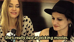 llamadeus:   What was the last movie you guys saw? (x)    Leisha is such a babe