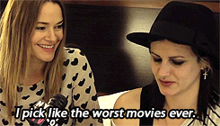 llamadeus:   What was the last movie you guys saw? (x)    Leisha is such a babe