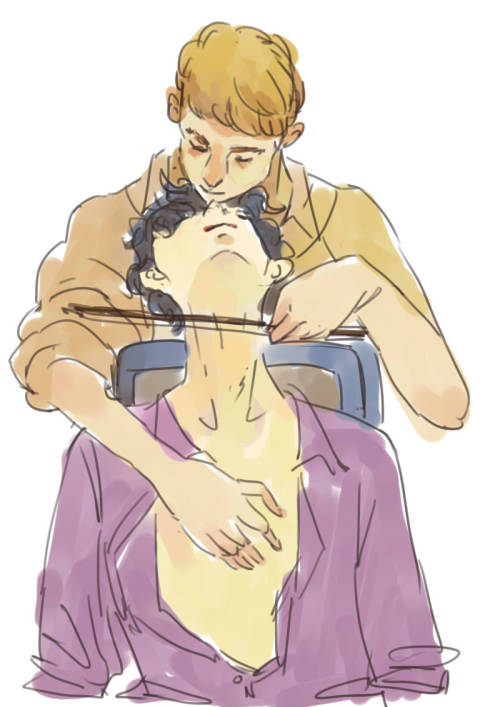 ishipjohnlock247: seven2012: The violin lessons Need  play it with your heart. Lovely.
