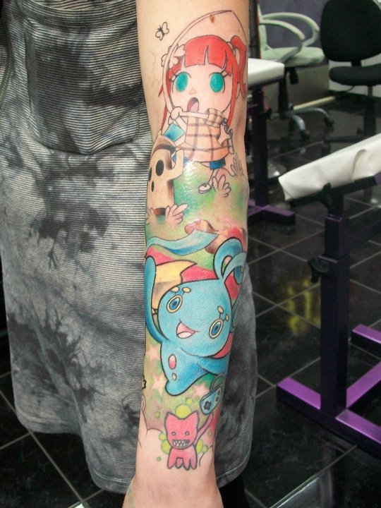 xgnarlycat:  toastistoast:  Animal Crossing and Pokemon sleeve.Please marry me. 