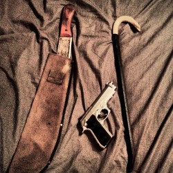 So, home invasion or zombie apocalypse, I&rsquo;m good for a bit lol (Taken with instagram)