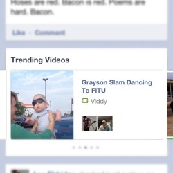 My videos are trending! :)  (Taken with instagram)