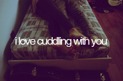 fuck yeah cuddling!