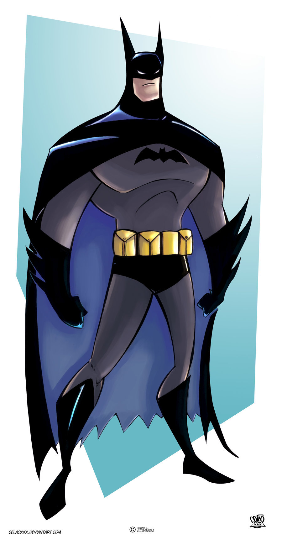 comicsforever:  Batman // artwork by Marcelo Trom (2012) Really clean take on the