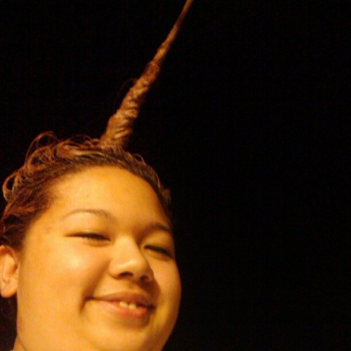 Omg!!! My unicorn hair! Hahahhaha (Taken with instagram)