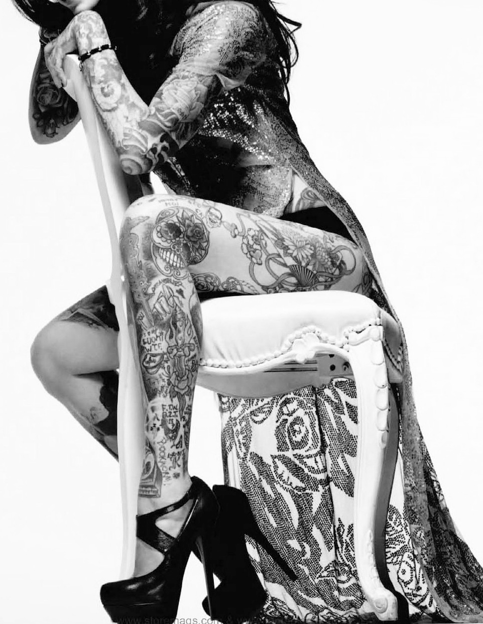 Katherine von Drachenberg aka Kat Von D, for Inked Magazine. James