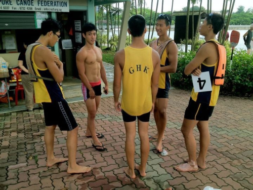hunksinsingapore:  Brandon Ooi is clearly aware that people like photographing him and his amazing chest. 
