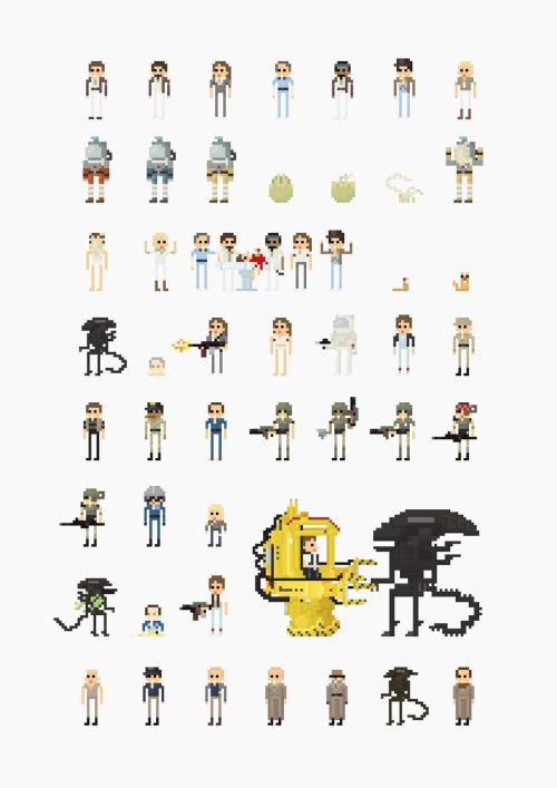 mmoroca:  7 películas en 8bits: por Fitz Fitzpatrick (vía @Youzee)