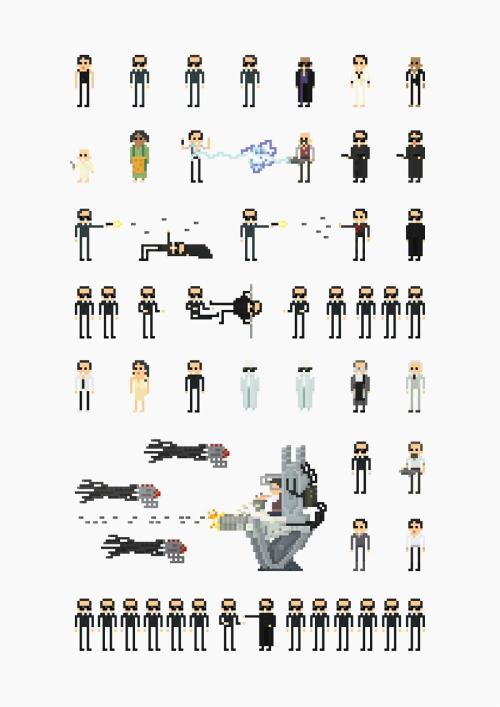 mmoroca:  7 películas en 8bits: por Fitz Fitzpatrick (vía @Youzee)