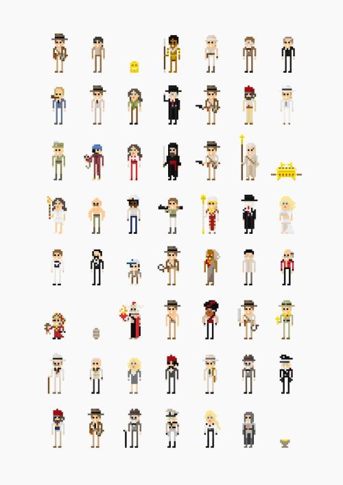 mmoroca:  7 películas en 8bits: por Fitz Fitzpatrick (vía @Youzee)