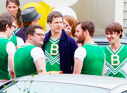 40521:“Actors Andy Samberg and Kevin James shoot a carwash scene for their upcoming movie ‘Grown Ups