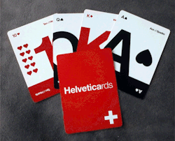 explore-blog:  Helveticards – brilliant minimalist playing cards for design nerds, a fine addition to these creative playing card decks. 