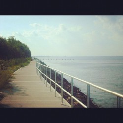I&rsquo;d kill to be back there again 💔 #cliffwoodbeach #matawan #seawall #summer  (Taken with instagram)