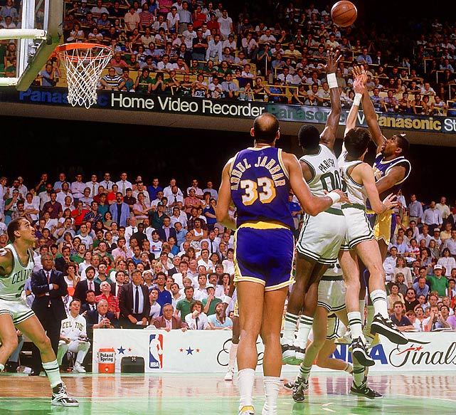 Dunk of Death — Magic Johnson's “junior sky hook” in Game 4