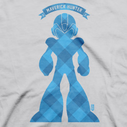 pwnlove:  21XX Most Fashionable  Remember that one time where you saved the world from chaos and rampaging robots called Mavericks? Well, now you can never forgot those good times and fond memories with a Mega Man X inspired tee. Or you could just really