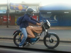 daddynoooo:  There’s so many things I wanna know….  That&rsquo;s his fairings, not an actual woman. That&rsquo;s pretty lit, actually.