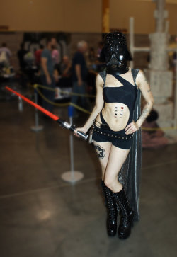 starwarsgonewild:  Lady Vader by ~SuperDave007 Photos from Friday, May 25th 2012 at the Phoenix ComiCon. 