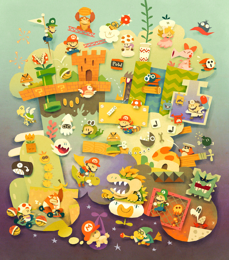 otlgaming:  ART OF KEN WONG Ken Wong’s take on video game characters ranges from