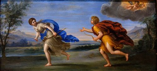 necspenecmetu:Francesco Albani, Apollo and Daphne, c. 1615-20