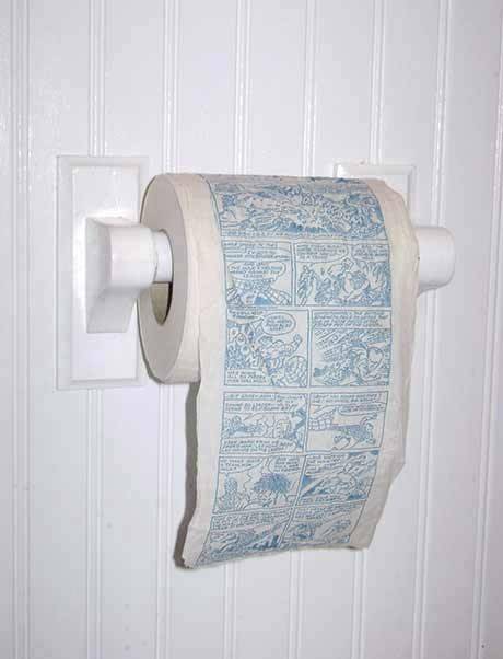 midtowncomics:  Spider-Man and Hulk toilet paper comic featured an original story