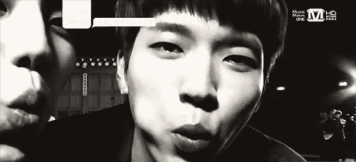 nambrows-deactivated20200520:   An up-close view of Namu whistling to the camera (¬‿¬)  