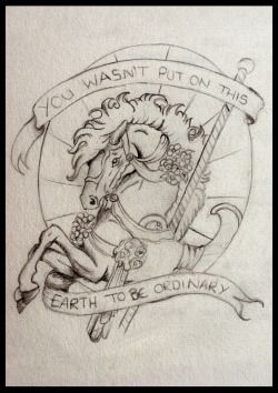 dirty-cop-killer-blog:  Another one of my old tattoo designs. Hope You likey…