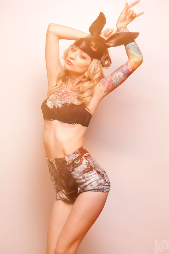 Bunny luv :)shorts by New York Couture, shot by Kirstin Anne Photo, model Theresa