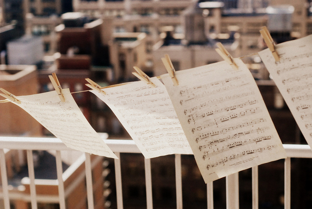 floralibus:  music sheets (by jpc79) 