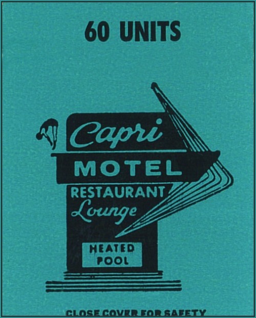 Mid Century Matchbook Cover