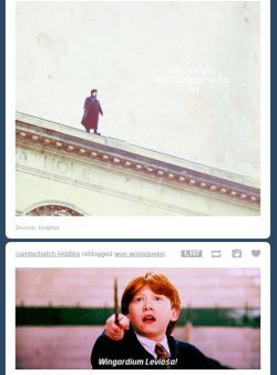 angelnerdydudewithwings:  simplydalektable:  thoroughlysherlocked:  consulting-meerkat:  bortky:  One Must Always Reblog When Fandoms Save Each Other  OH MY GOD     omg it got worse better  #You had one job Ron 