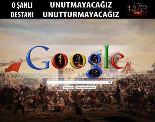 introspectivesymmetry: Google forgot the Fall of Constantinople. Why doesn’t that surprise me?