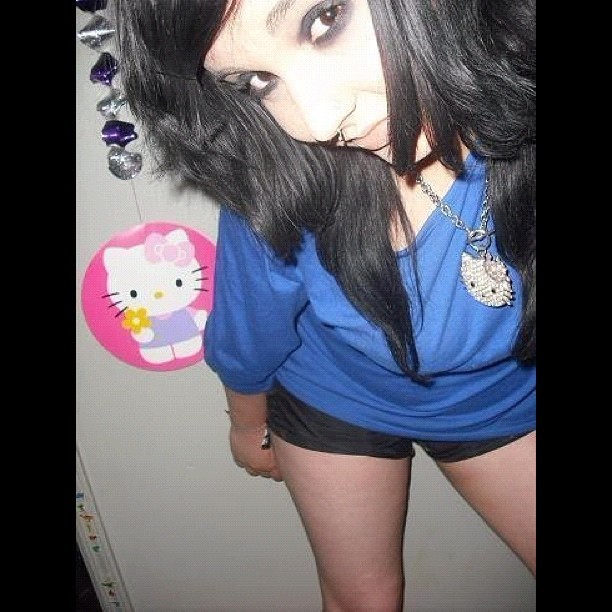 Scene Queen Days 😂😭💎👑🔫 #scene #throwback #2007 #myspace  (Taken with