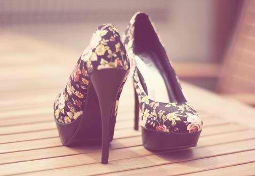 Floral shoes!