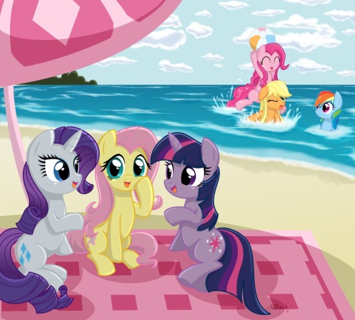 epicbroniestime:  Summertime Ponies by ~KaizenWerx