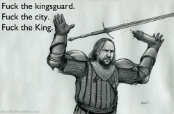 doodleofboredom:A Sandor Clegane ecard for