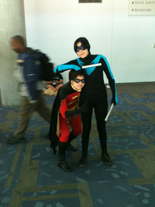 Best bros, huh, huh?Dick Grayson (Nightwing) by ZaataronpitaTim Drake (Robin) by Infectedscrew