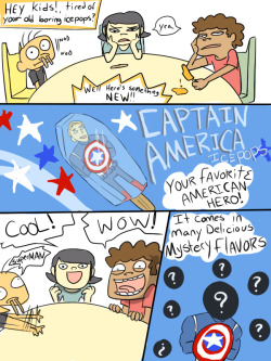 onac911:  Captain America Icepops 