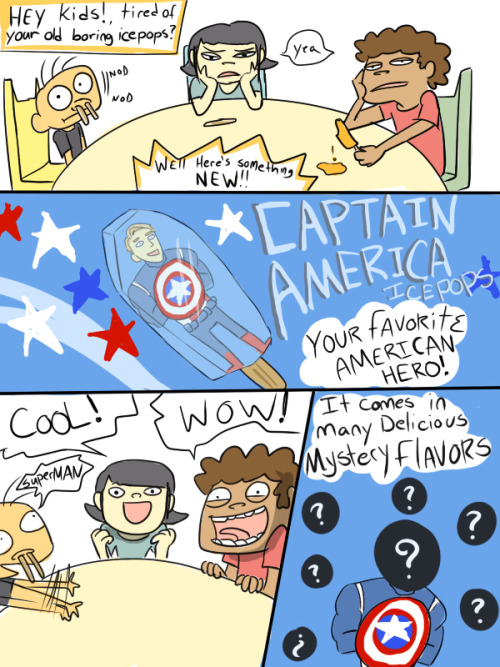XXX onac911:  Captain America Icepops  photo