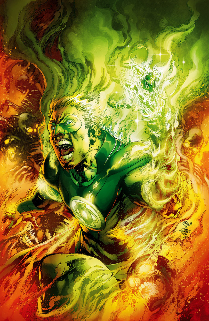 Breaking: Original Green Lantern Alan Scott is gay, and apparently on fire. (We’ll ignore the obvious joke here, DC.) Here’s the skinny on his coming out party.
Mazel Tov, Alan!