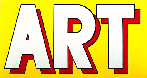 visual-poetry:  “art” by roy lichtenstein (via museumuesum) 