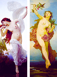 Graciekane:  L’aurore, Le Jour, Le Crepuscule &Amp;Amp; La Nuit By William Bouguereau