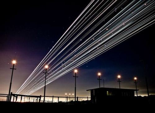 gruesomebeast: Long Exposure Takeoffs