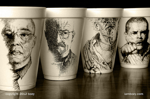 eatsleepdraw:my name is boey, and i am best known for my works on coffee cups.http://www.flickr.com/