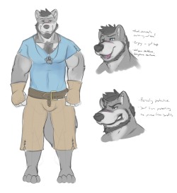 wolftalegame:  Character concepts for Alrec Greymane. 