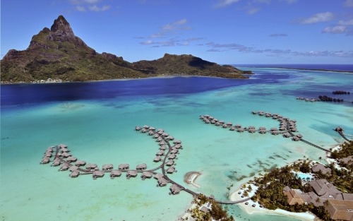 Bora Bora, Pacific Ocean, 16° 29′ 39.84″ S, 151° 44′ 11.04″ WBora Bora is an island in the Leeward g