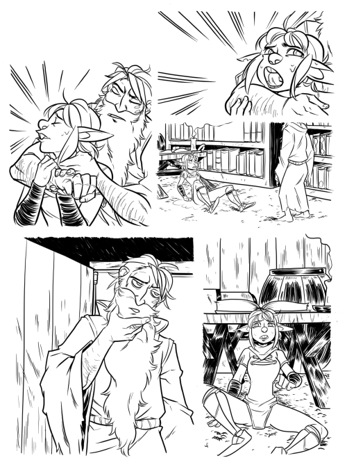 Hey since smutt peddler did so well I thought I&rsquo;d post the few pages I finished before I had t